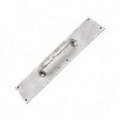 Schlage Pull Plate, 312 in W, 15 in H, Aluminum, Anodized C8311-5PA2835X15G